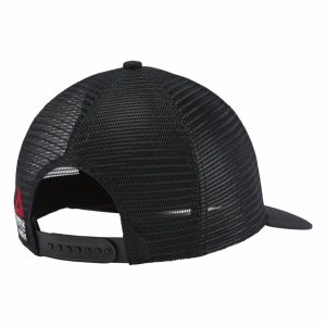 Czapka Damskie Reebok CrossFit Trucker - Games Czarne PL 23KNVUW